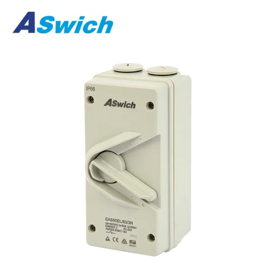 Car Battery Charger Protector Outdoor Waterproof IP66 AC Isolation Switch Isolator 