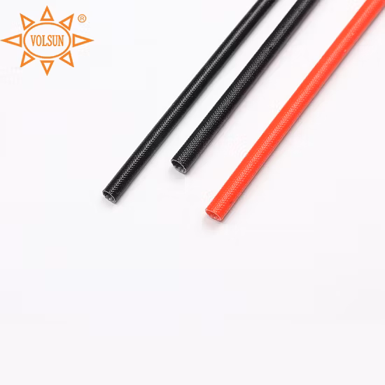 High Temperature Silicone Fiberglass Sleeving for Wire Insulation Protection