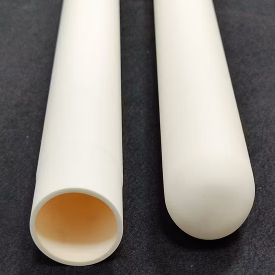 1600 Degree High Temperature C799 99.5% Alumina Ceramic Thermocouple Protection Tube