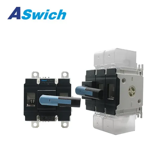 Aswich Rotary Power Main Switches 1000V DC Isolator for PV/Battery with Plastic Box 