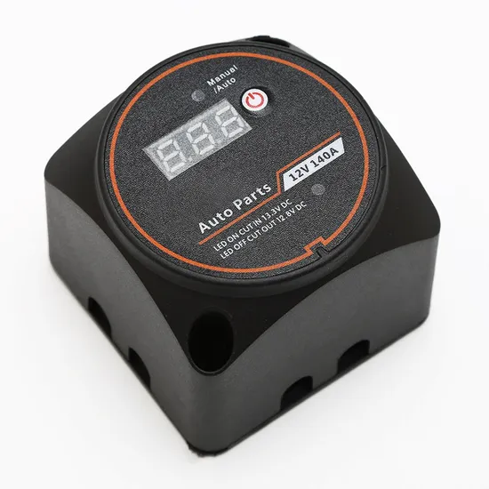 Smart Dual Charger Battery Relay Split Isolator Auto Manual IP67 Vsr 12V 140A with Digital Voltmeter for Boat RV Camper Yacht 