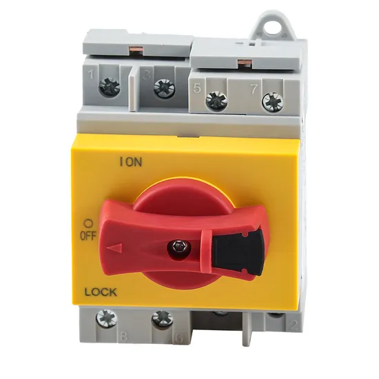 DC Isolator Switches 1000V Battery Isolator Switches Lockable Solar Disconnect Switch 