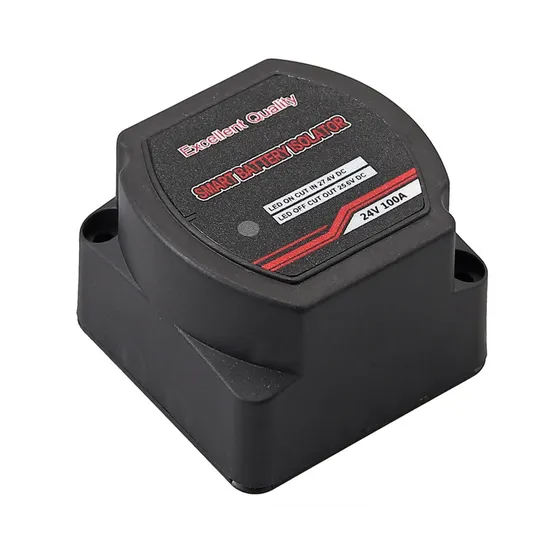 Voltage Sensitive Relay Kit Smart Dual Battery Isolator Split Charge Switch 12V 24V 100 AMP Vsr for Motorhome Marine Vehicle 