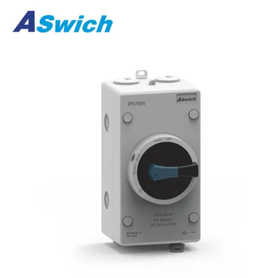 IP66 AC Isolator Switch 3 Pole 4 Pole 230vacelectric AC Isolation Switch for AC Application Solar Battery Storage 