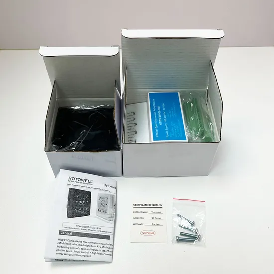 AC Thermostat Supplier Digital Room Temperature Controller RS485 Modbus Thermostat for Hotel Fan Coil Units 